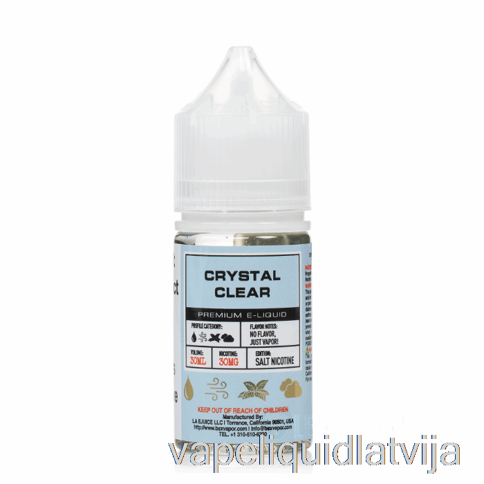 Kristāldzidrs - Bsx Salts Sērija - 30ml 50mg Vape šķidrums